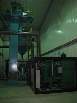 吸砂機(jī)用于噴砂車(chē)間鋼丸清理